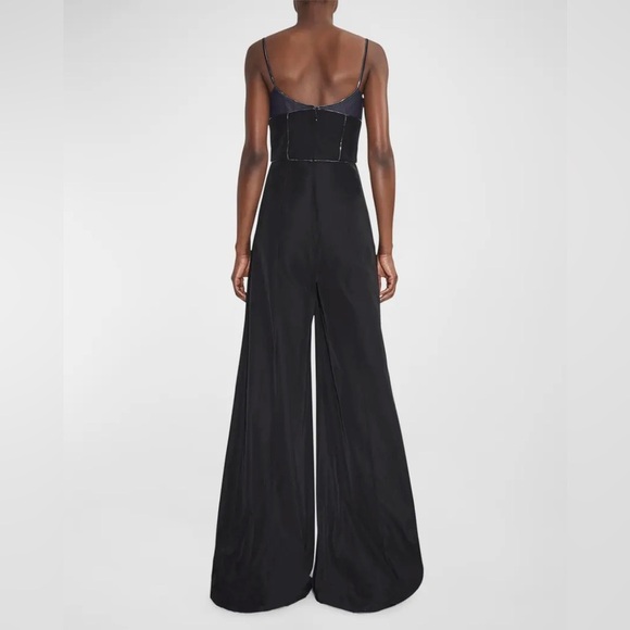 NWT Et Ochs "Weston" Metallic Bodice Jumpsuit Size 8 - Picture 6 of 8